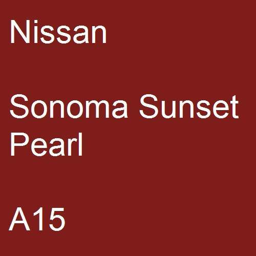 Nissan, Sonoma Sunset Pearl, A15.